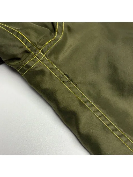 Vintage Quiksilver Swim Trunks Mens XL Green 90s Y2K Board Shorts Surf - Picture 6 of 13